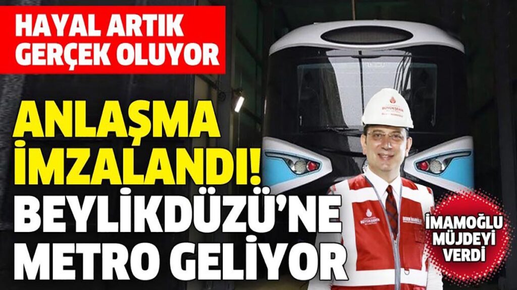 beylikduzu metro geliyor