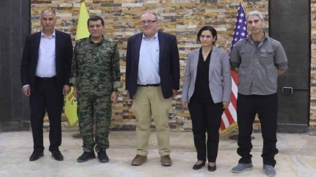ABD Dışişleri Bakanlığı heyetinden YPG'ye ziyaret