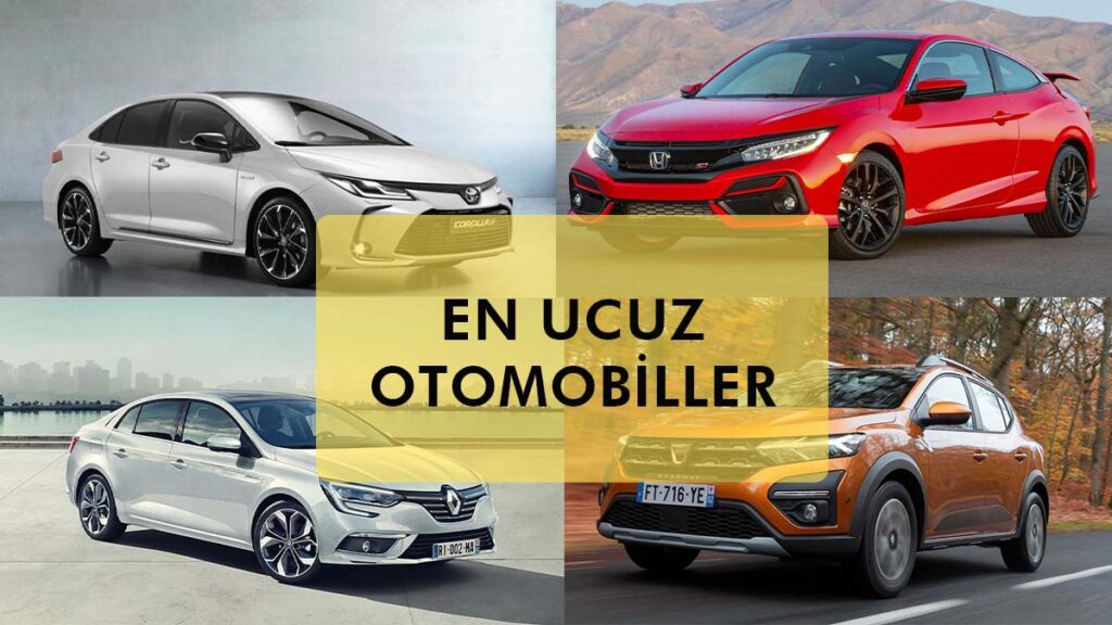 Türkiye'de satılan en ucuz sıfır otomobiller