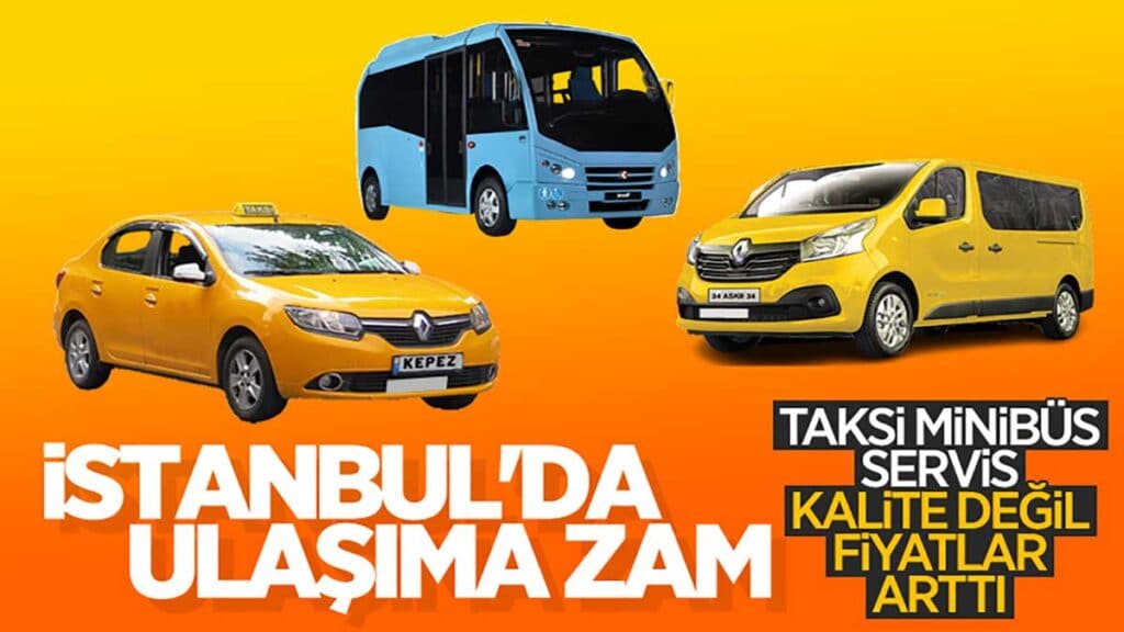 ulasim zam istanbul